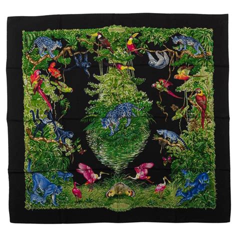 Hermès New Black Equateur Wash Scarf 